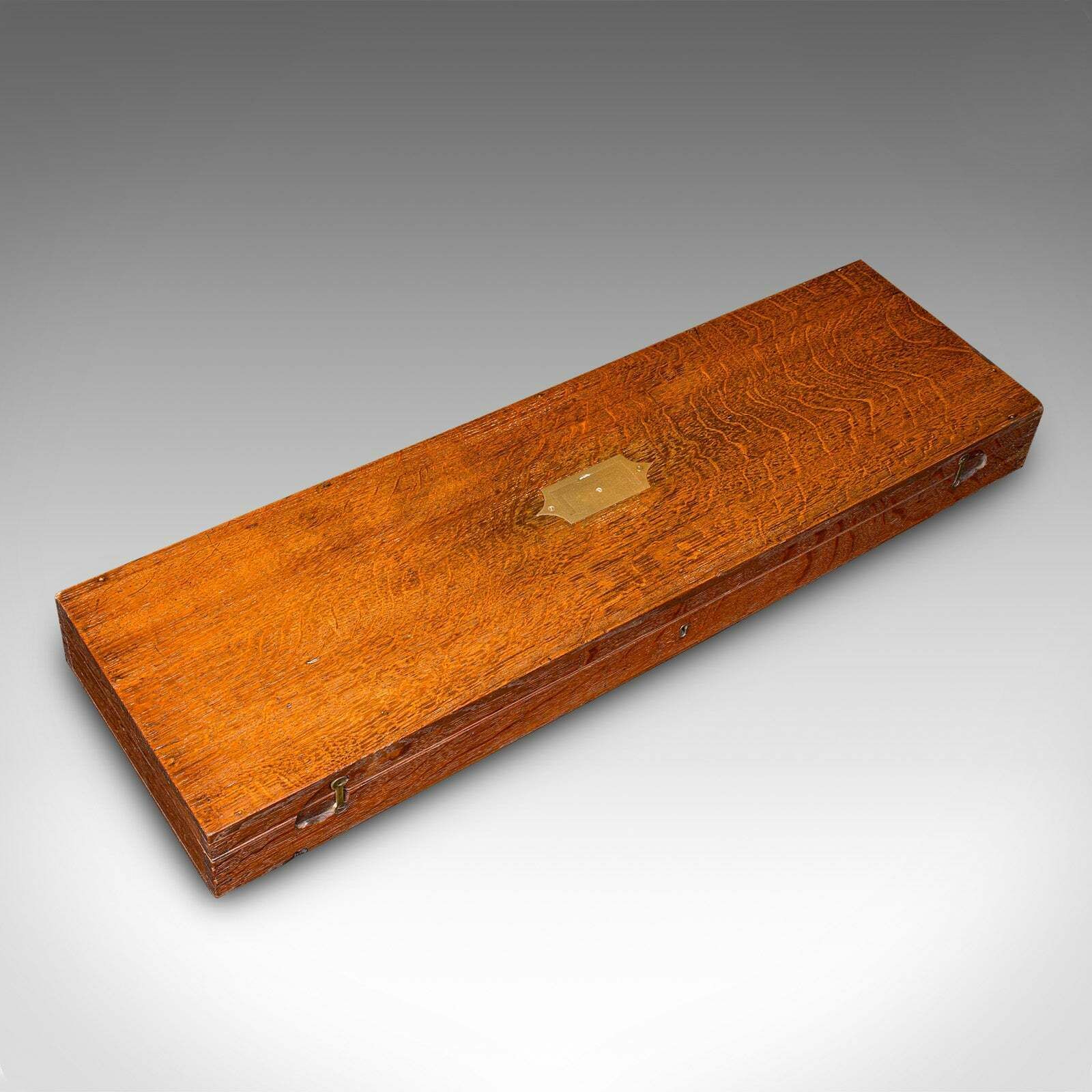 Antique Country House Parlour Game Case, English, Oak, Organiser Box, Victorian photo buy