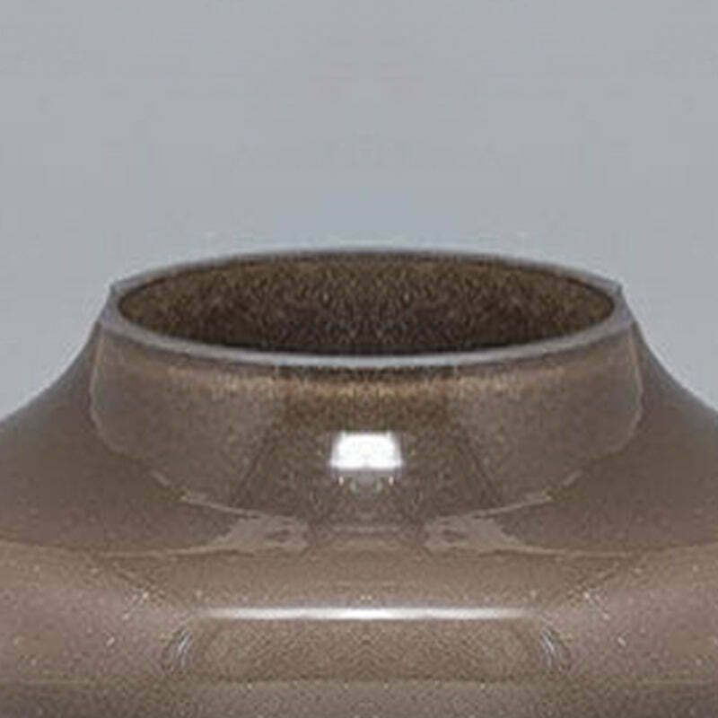 1970s Gorgeous Beige Vase In Murano Glass By Dogi. Made In Italy photo Home Decor