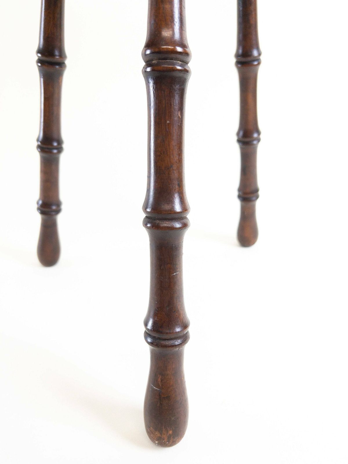 Swiss Wooden Tripod Milking Stool   Ornate Floral Stool Made In Switzerland photo buy
