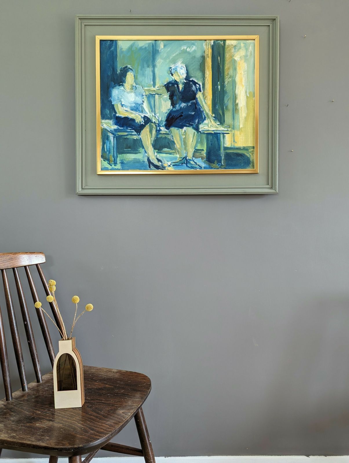 Comfort Oil Painting, 2000s, Contemporary photo furniture