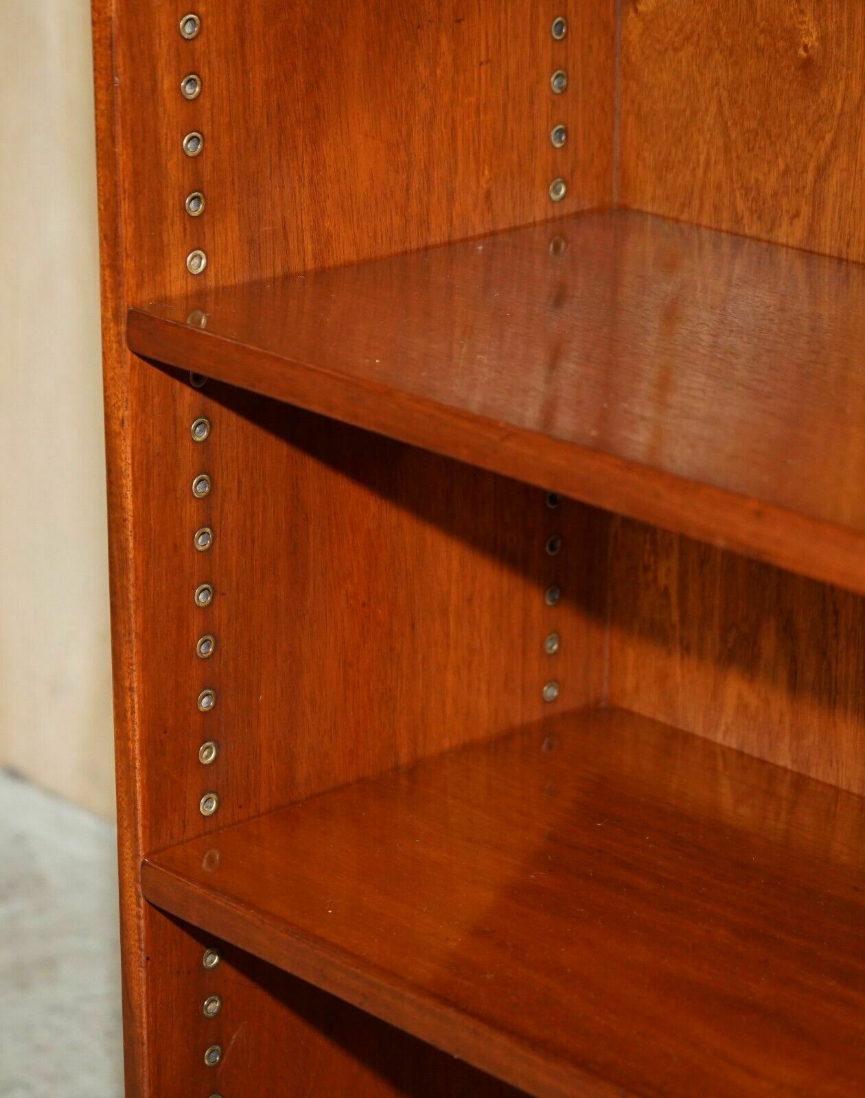 Reh Kennedy Harrods London Solid Mahogany Campaign Dwarf Library Bookcase photo buy
