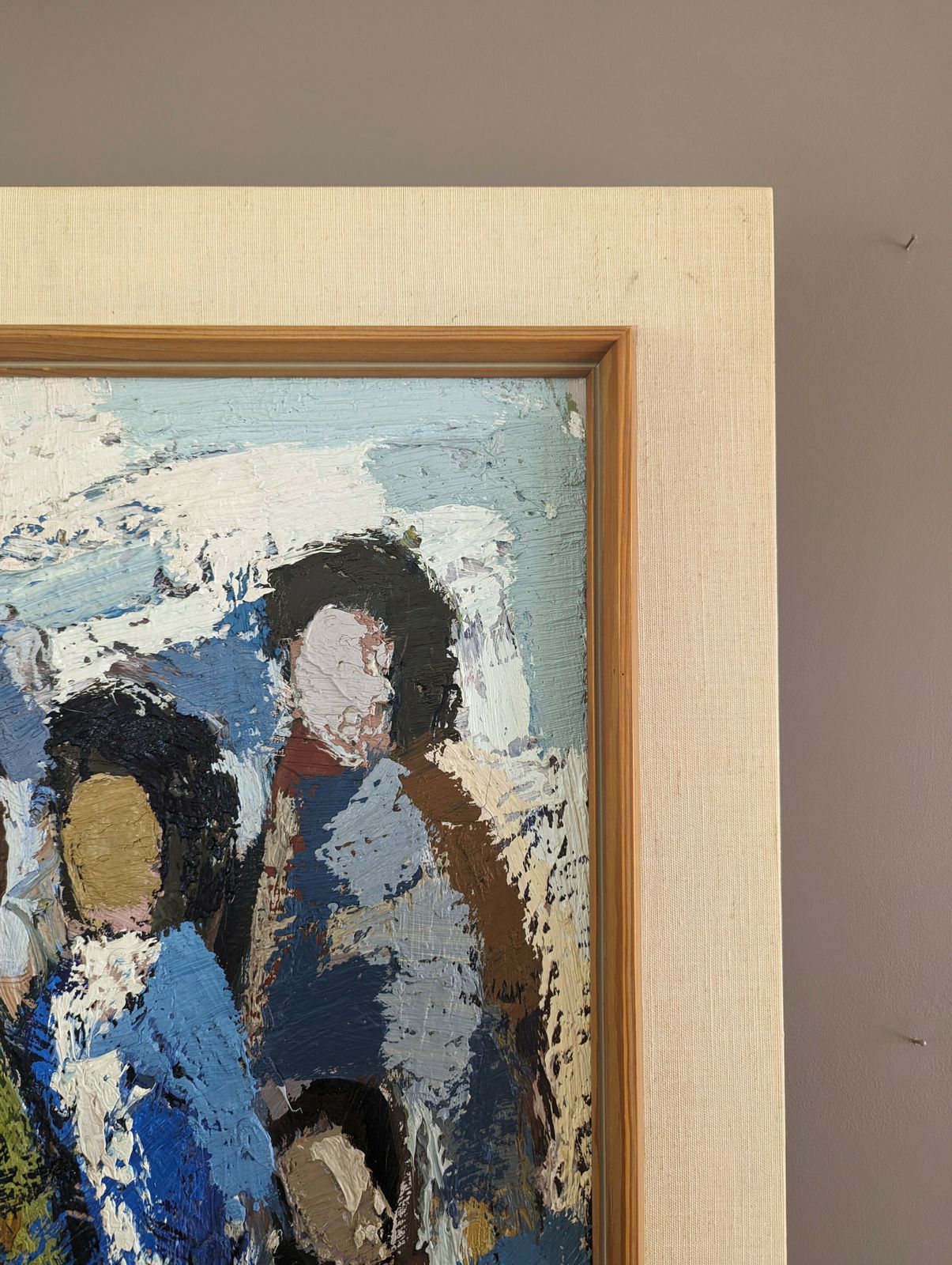 photo for sale All At Once Oil Painting, Modernist