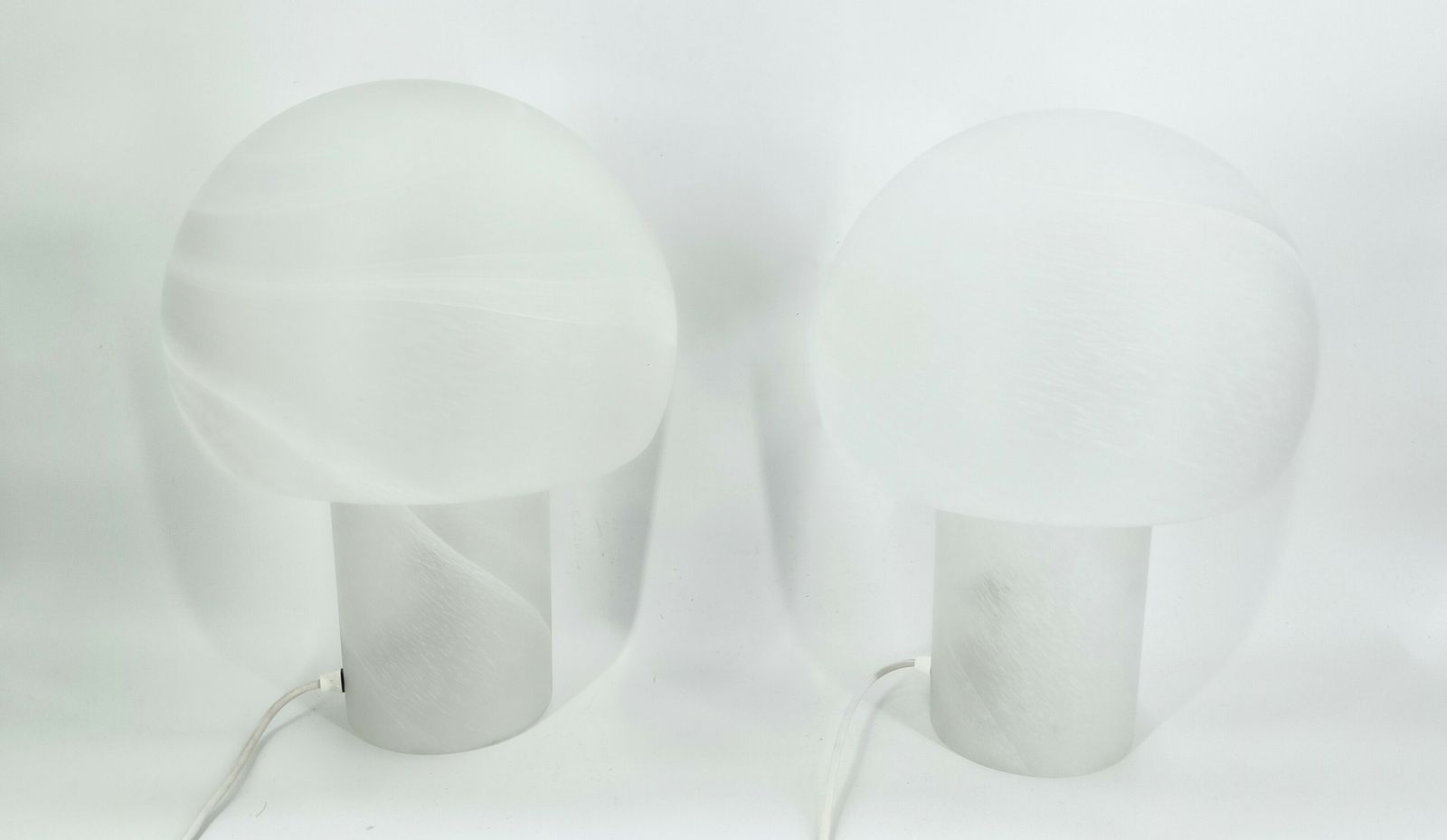 495.0 Pair Of Mushroom Table Lamps By Peil And Putzler, 1970s photo