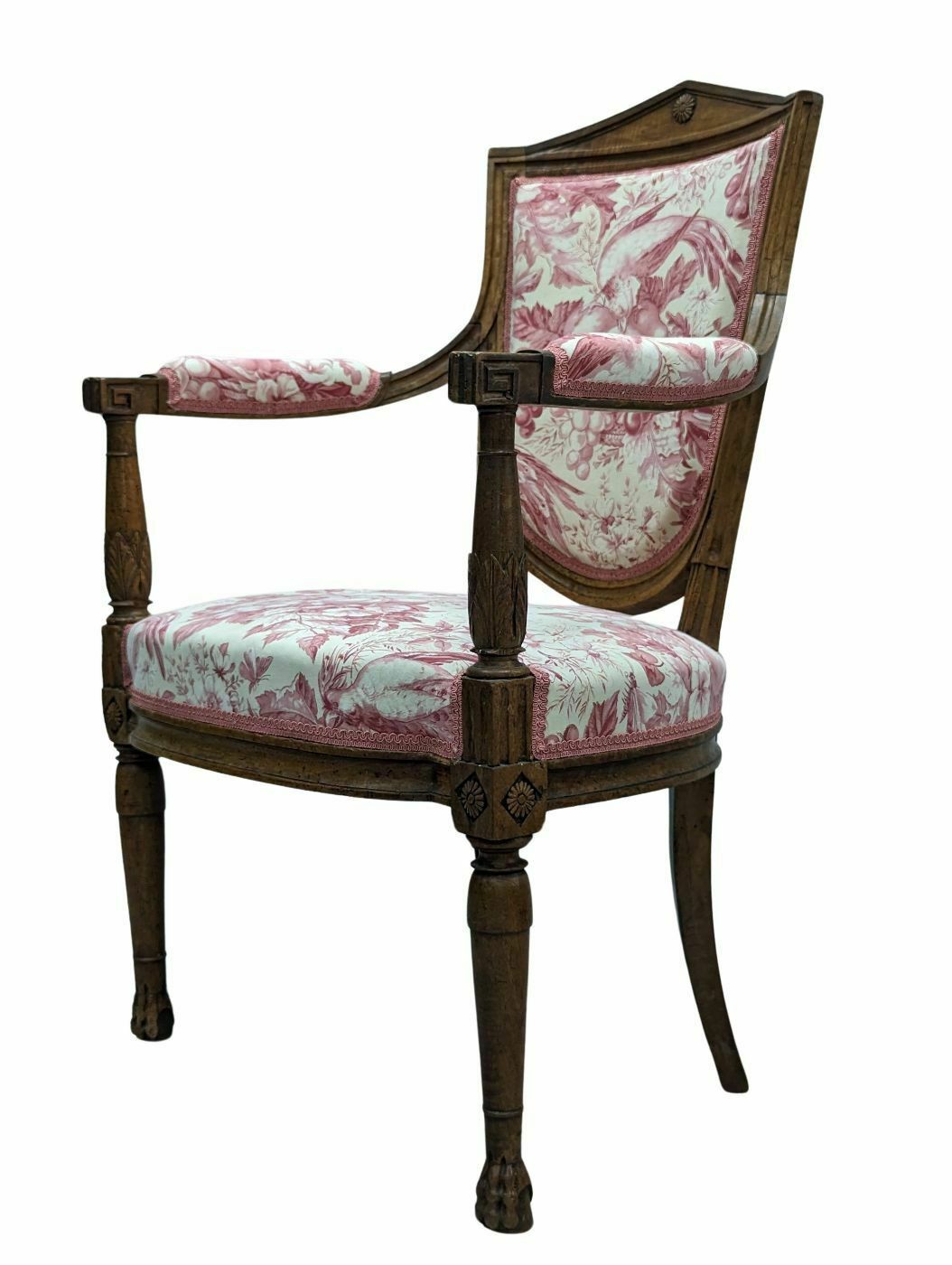 Set Of 4 Walnut Armchairs From The Directory Period photo furniture