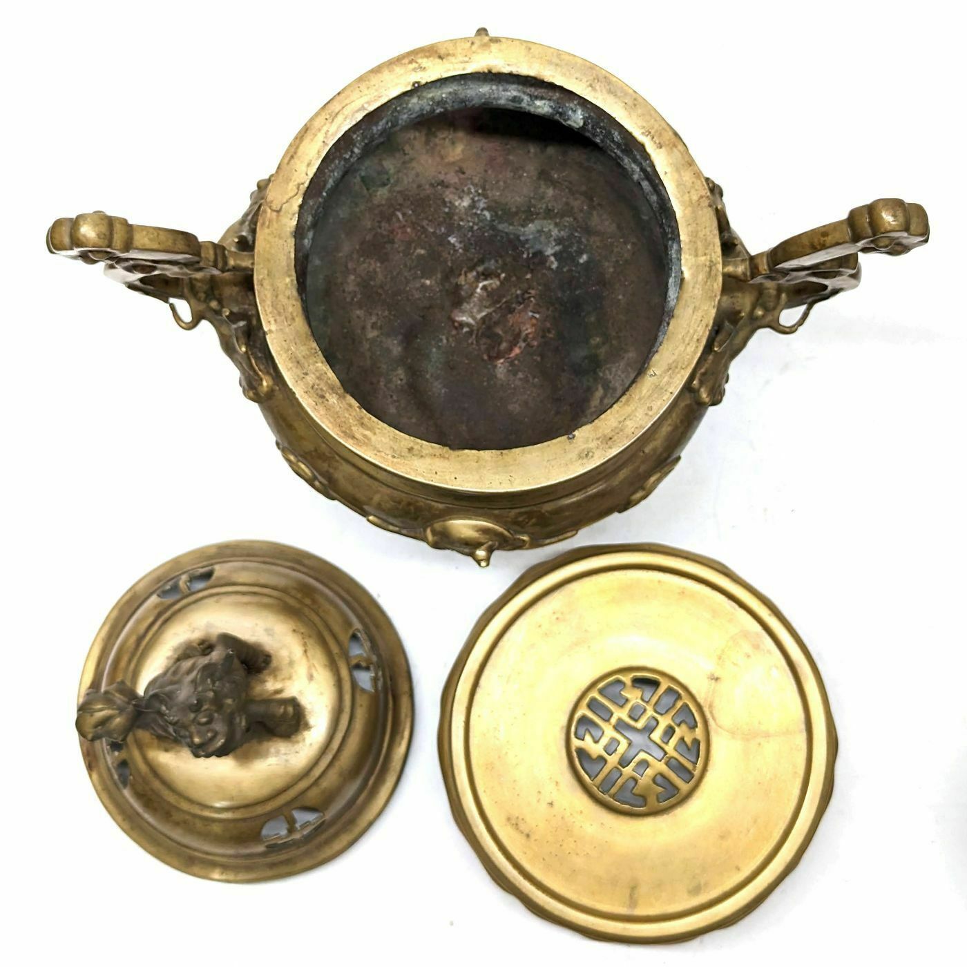 photo for sale Chinese Bronze Incense Burner 19th Century