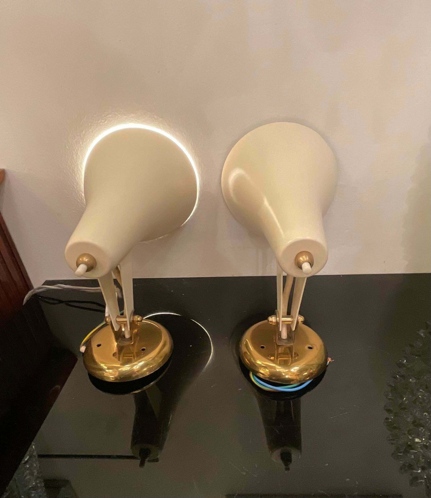 Stilnovo  . Pair Of 1950s Wall Sconces   Made In Italy photo 1476.0