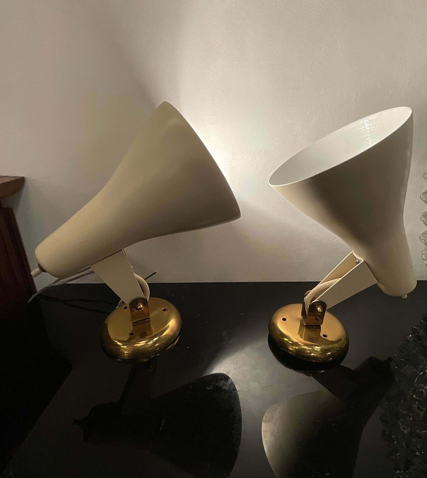 Stilnovo  . Pair Of 1950s Wall Sconces   Made In Italy photo buy