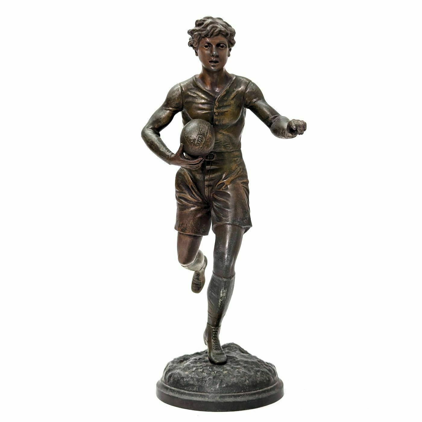 Regulates Sporty Young Man With Oval Ball 1930s