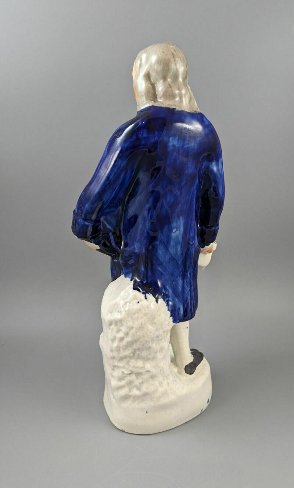 Rare Staffordshire Figure Of Benjamin Franklin Named Washington,Circa1860. photo 1200.0
