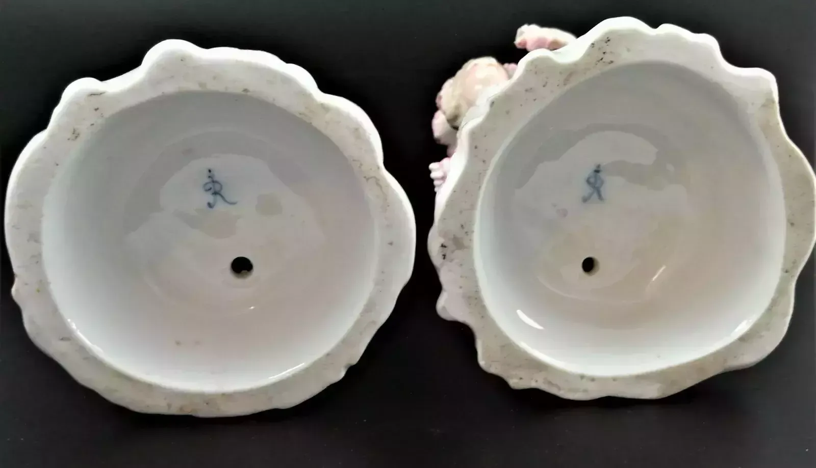 Antique Pair Of Porcelain Candelabrum , Mark Of Joseph Gaspard Robert,C.18 Th photo vinterior