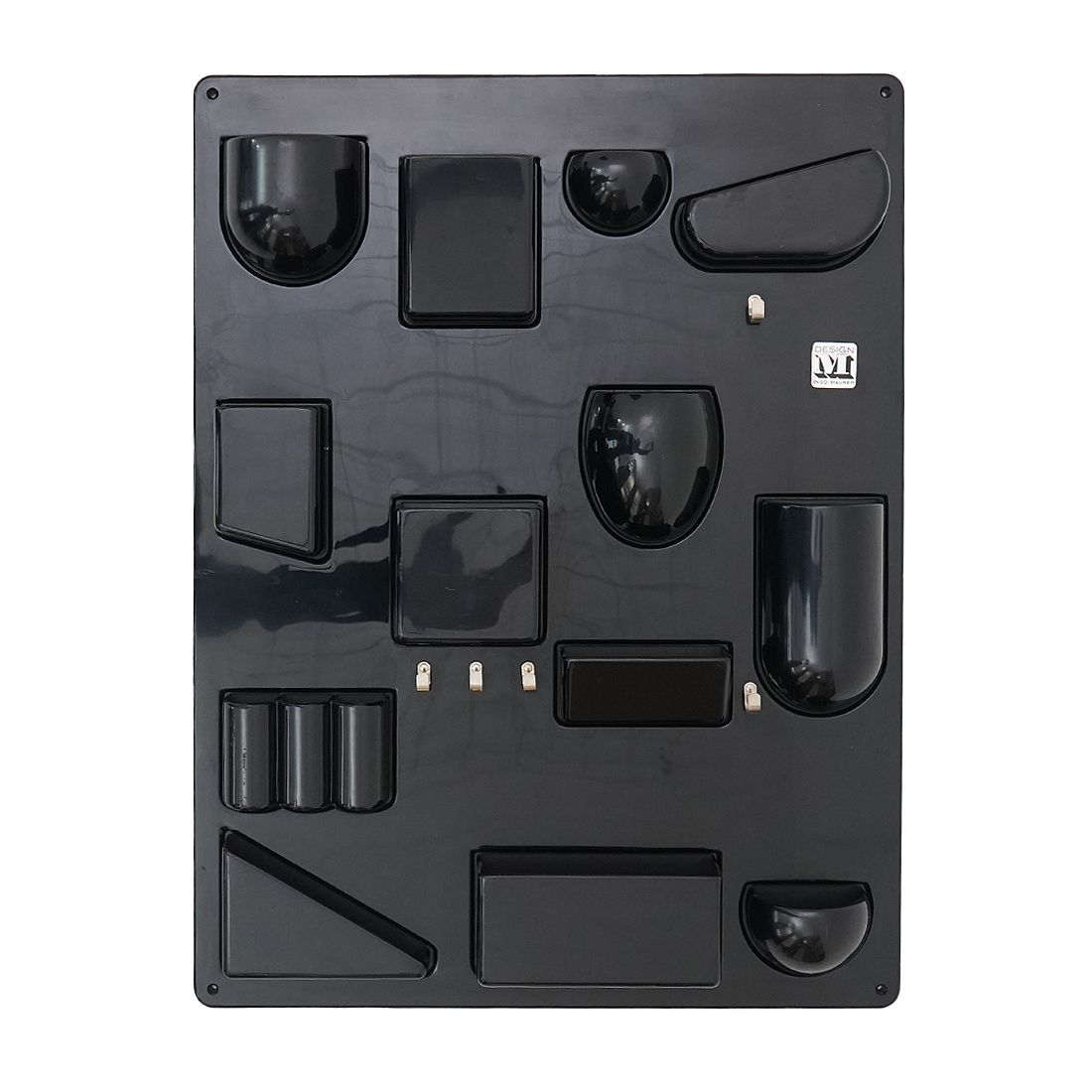 photo for sale Black “Uten.Silo” Wall Organizer Tray By Dorothee Maurer Becker For Design M, 1960s