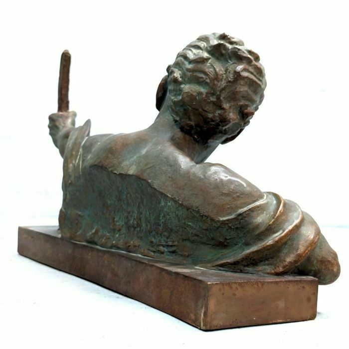 Man With Bow Italian Terracotta Cipriani Art Deco photo 1915.0