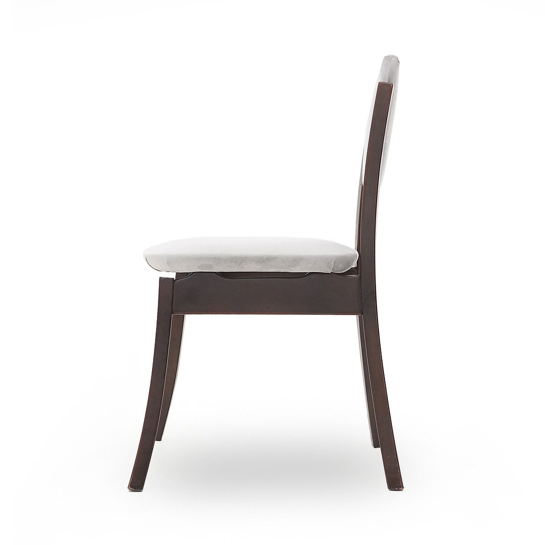 photo for sale 6 Gray Velvet Chairs By Angelo Mangiarotti For La Sorgente Del Mobile, 1970s