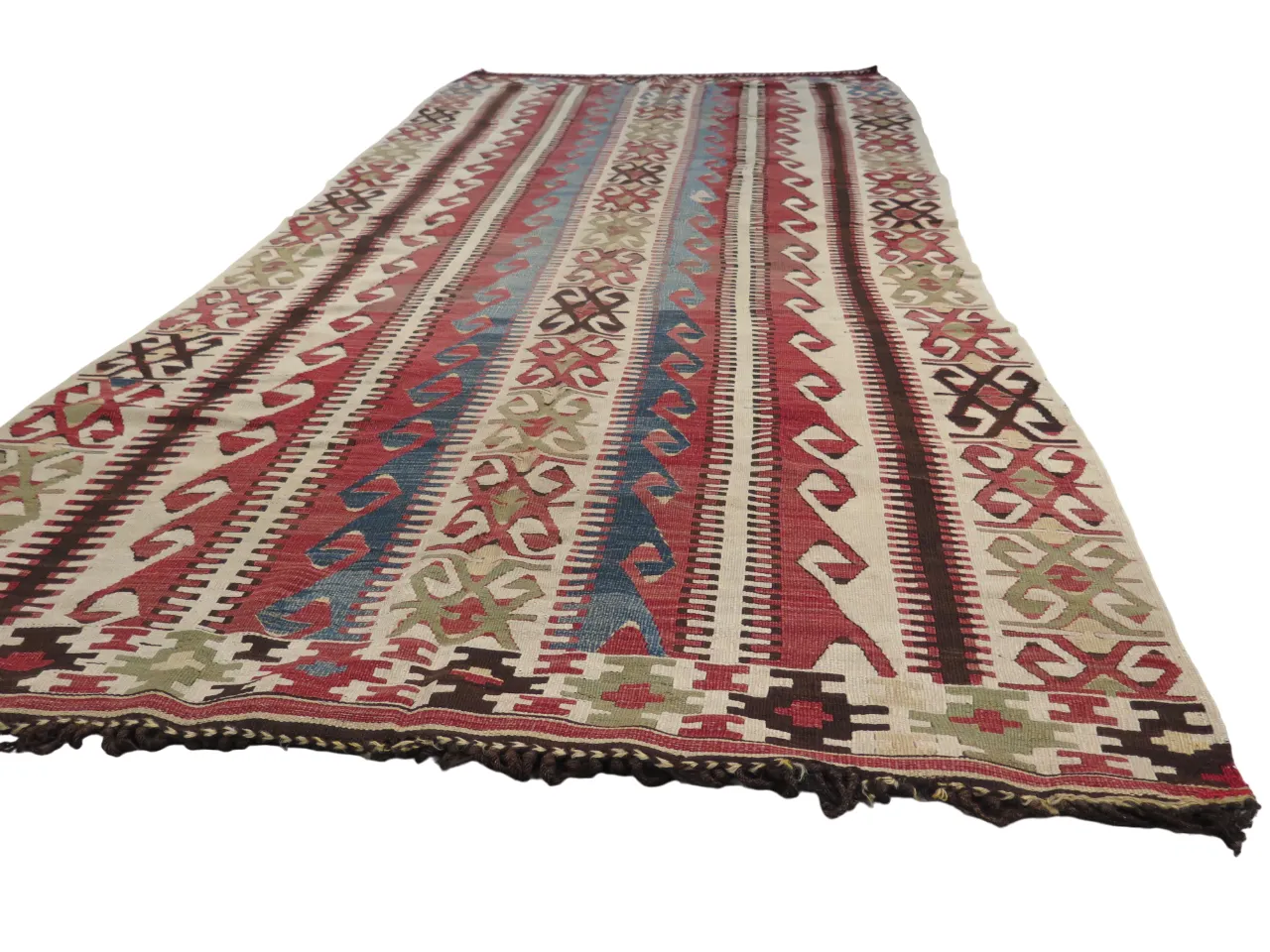Striking Early 20th Century Anatolian Kilim photo Textiles