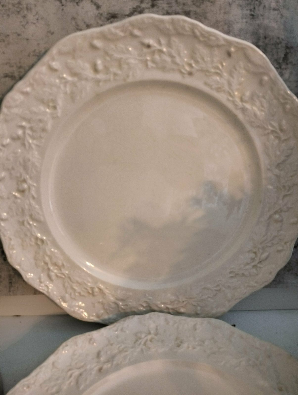 Vintage Mason's Ironstone Plates, Vintage Mason’s Oak Design, Vintage Ironstone Plates photo for sale
