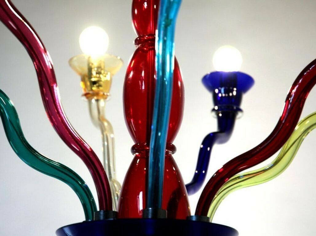 Gaia Chandelier, Venexiana, Gismondi Orni Halloween For Veart, Memphis Style 80s photo vintage