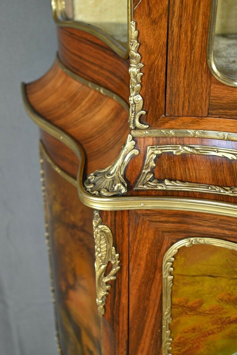 4600.0 Rosewood Showcase Furniture, Napoleon III Period, Louis XV/Louis XVI Style – Mid 19th Century photo