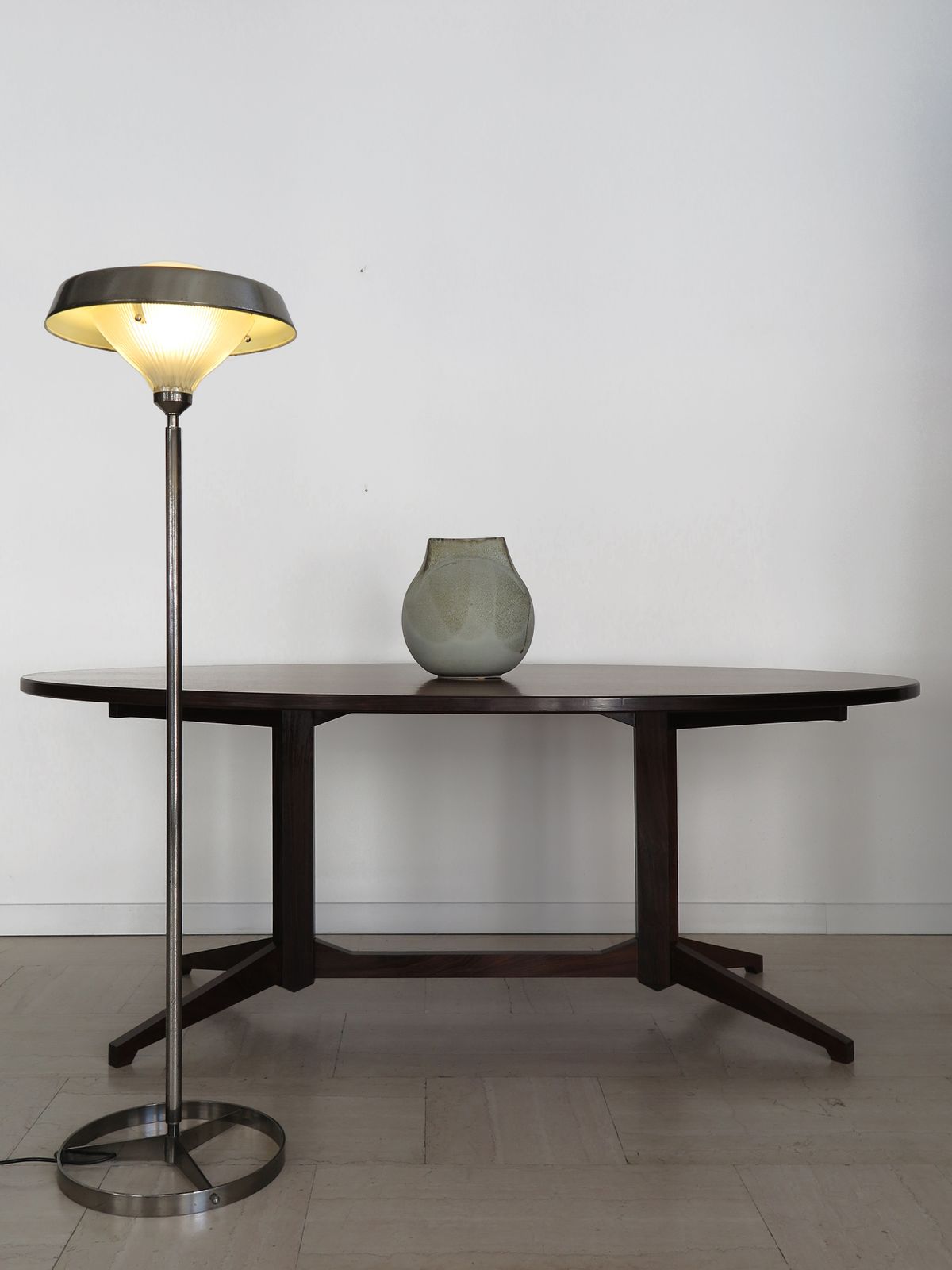 Franco Albini For Poggi Italian Walnut Dining Table Model Tl22, 1950s photo Furniture