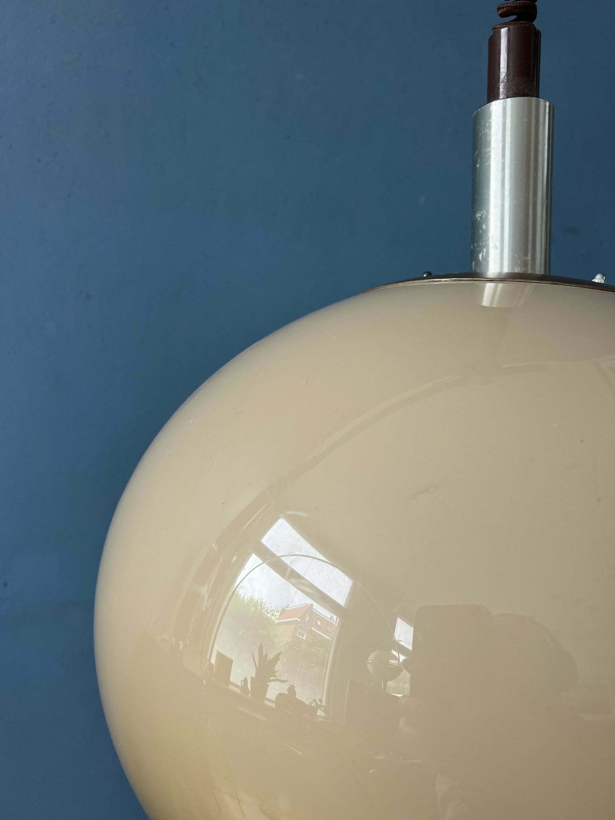 photo for sale Mid Century Dijkstra Mushroom Pendant Lamp