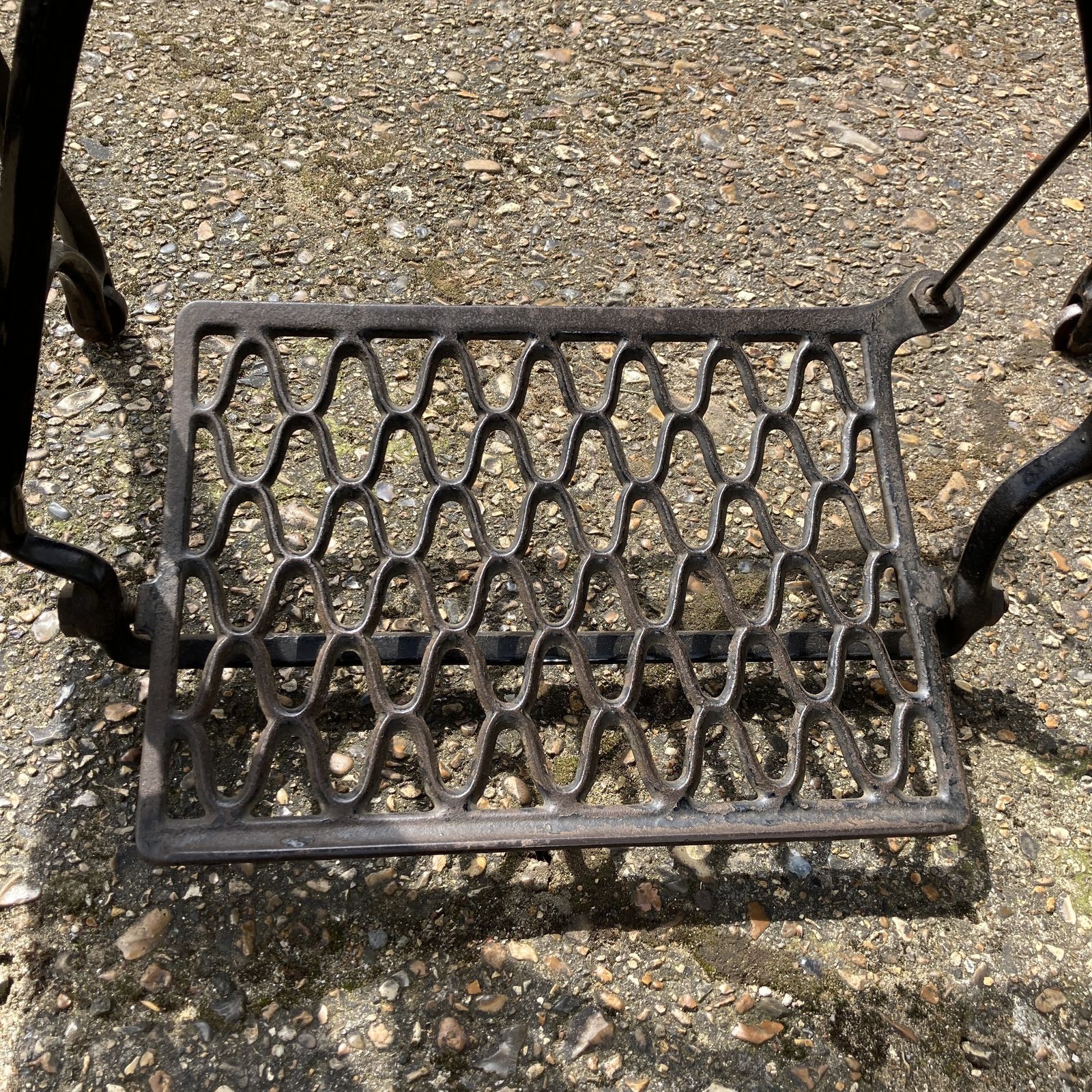 Furniture Oak Cased Singer Sewing Machine Side Table, Circa 1920 photo