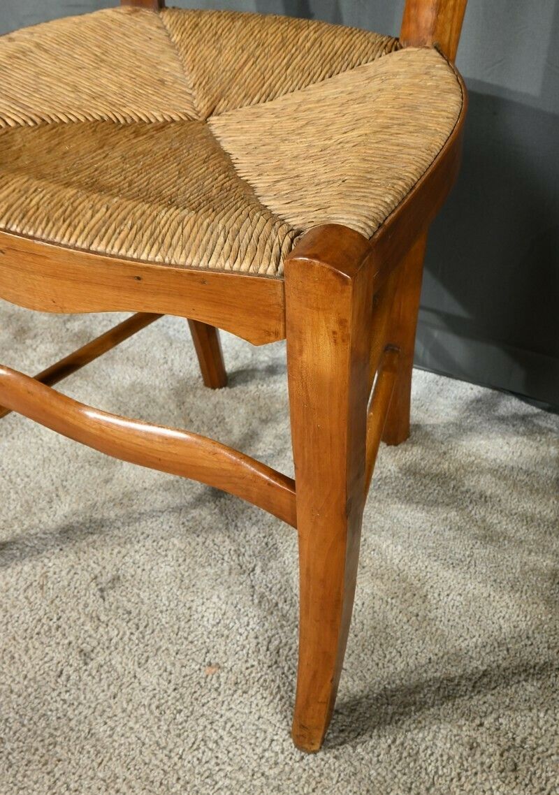1400.0 Suite Of 5 Cherry Country Chairs, Louis Philippe Style – Late 19th Century photo
