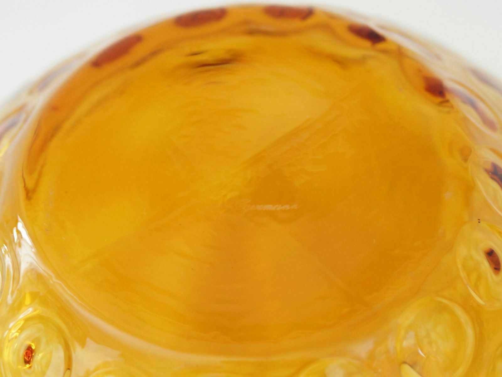 photo vinterior Amber Czechoslovakian Glass Vases From Egermann, 1990s