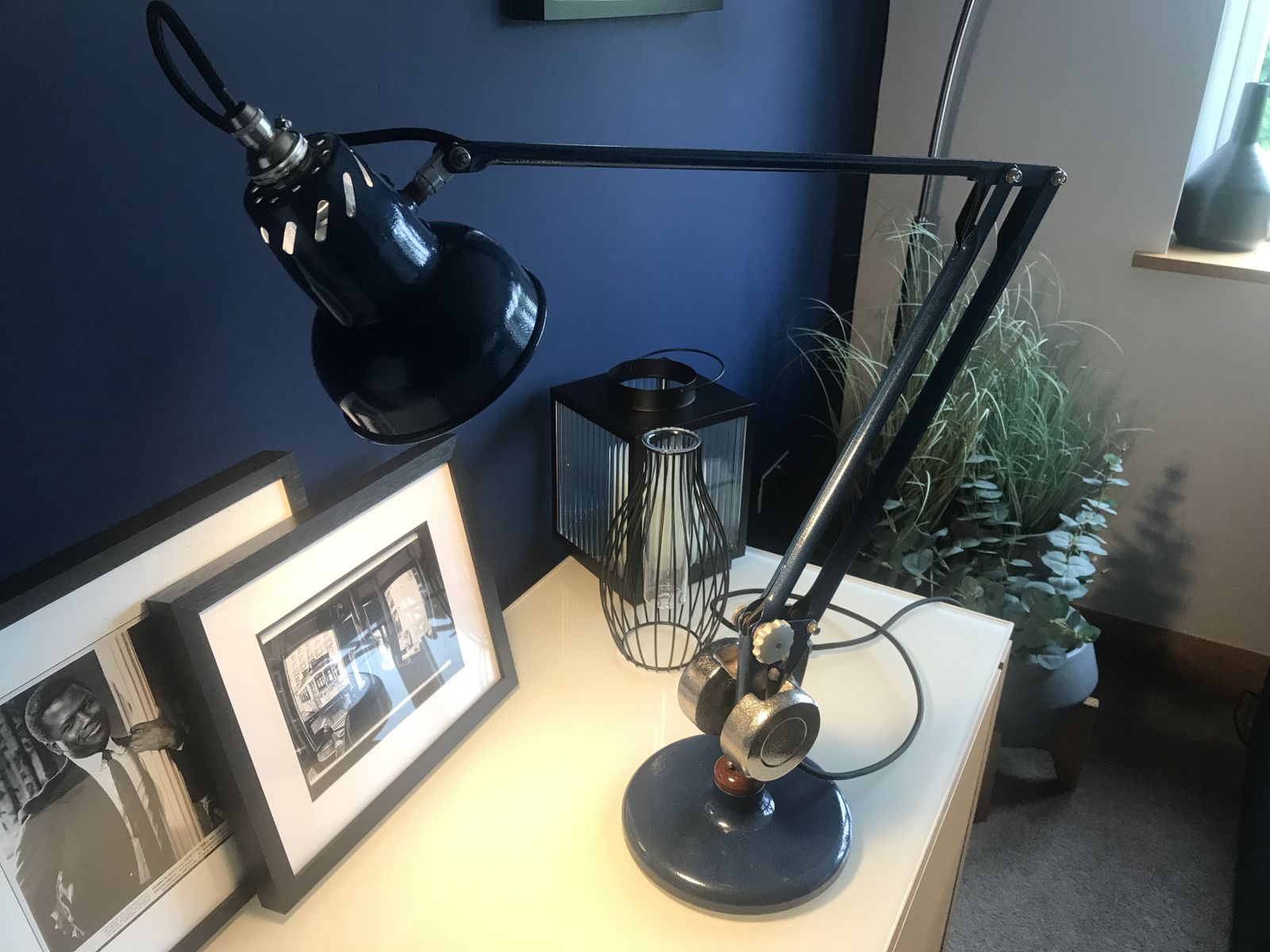 Architects Industrial Desk Lamp Admel photo for sale