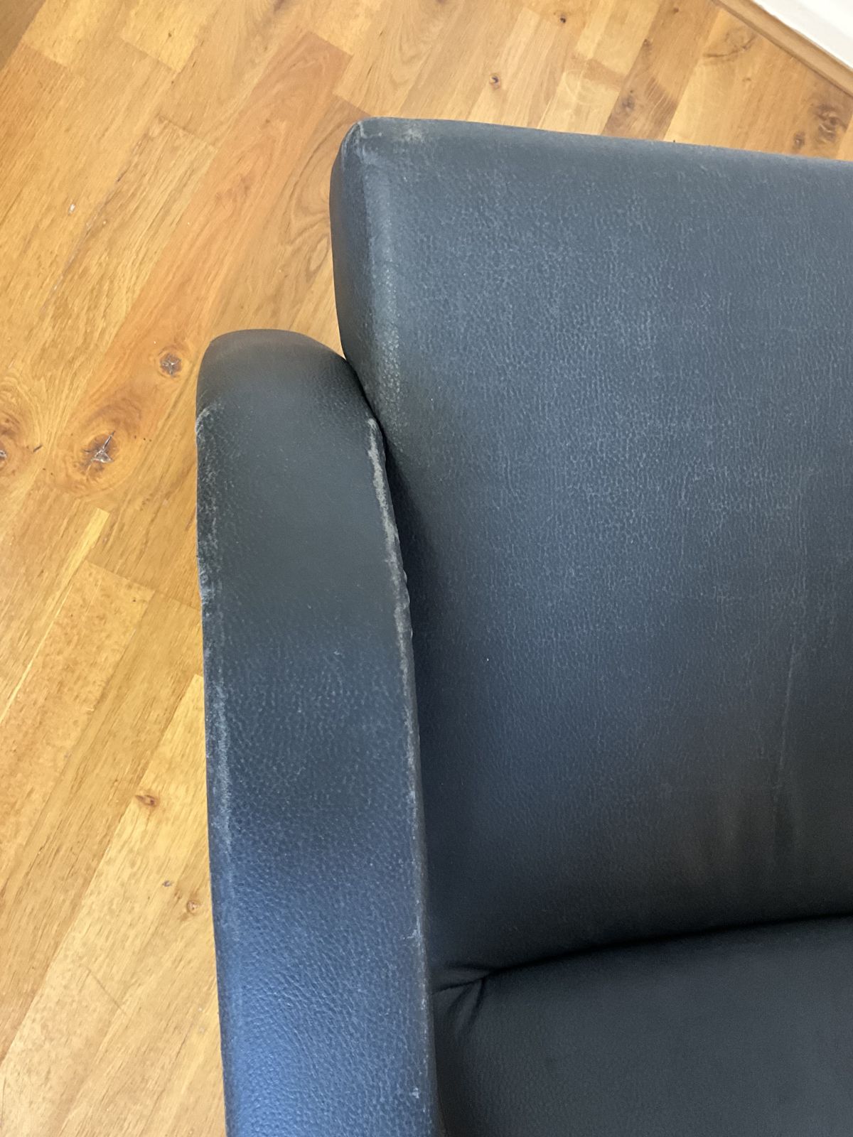 Two Dark Grey, Late 80's, Early 90's Armchairs. Peter Maly Style. photo buy