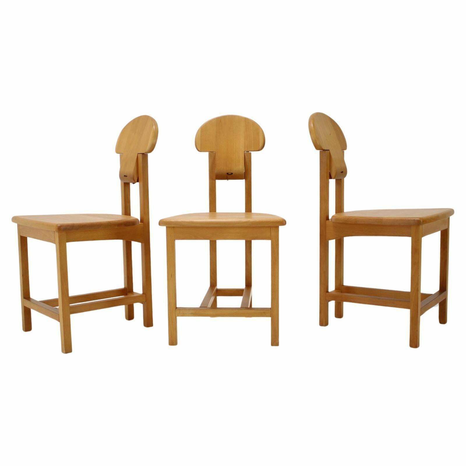 Set Of 3 Scandinavian Style Chairs, Finland, 1970s photo vinterior