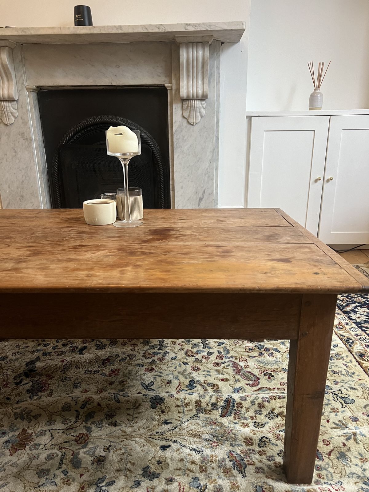 19th Century French Cherry Wood Coffee Table photo for sale