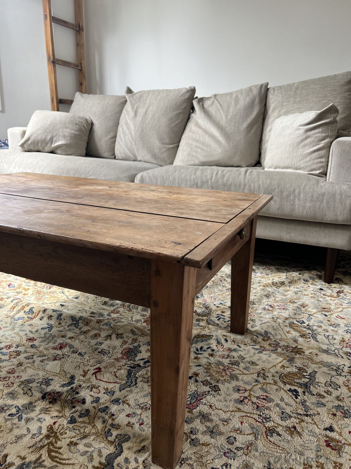 19th Century French Cherry Wood Coffee Table photo vinterior