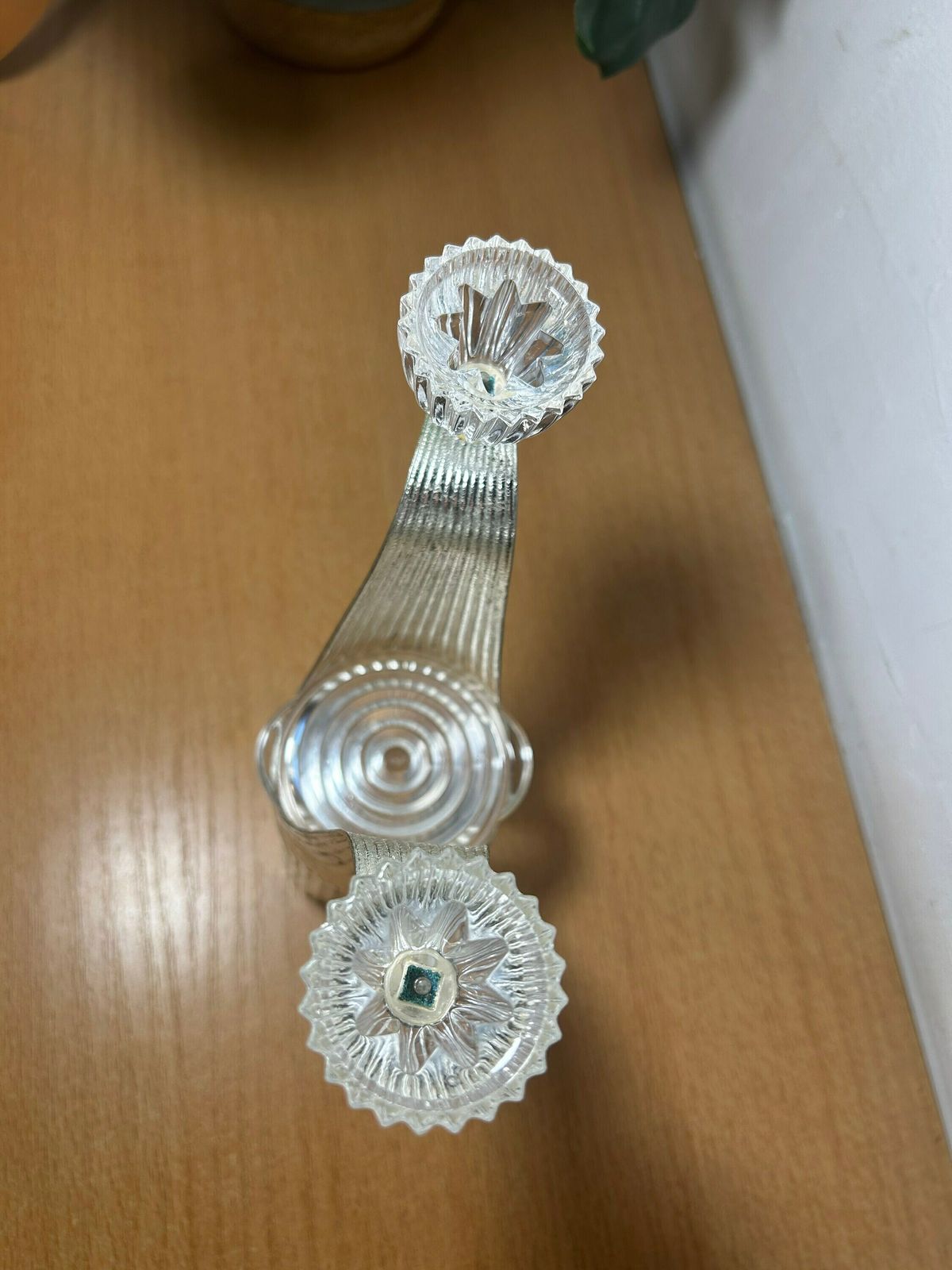 photo for sale Vintage, #1 Rare, Wmf, Silver Plated, Modernist, Candlestick With 3 Glass Candleholders, Germany, Collectible