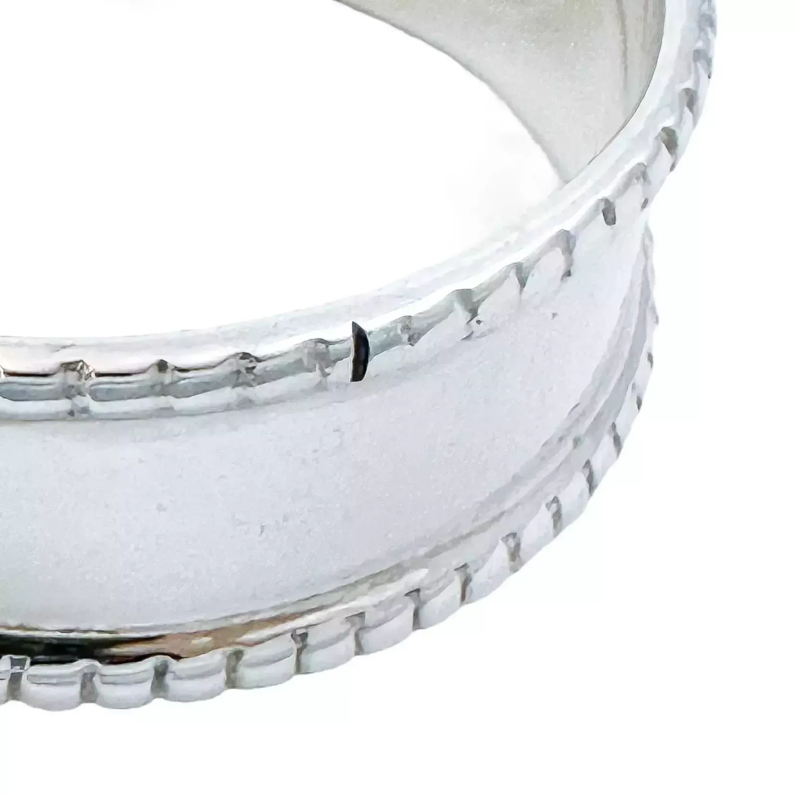 photo for sale Vintage Classic Design Boxed Sterling Silver Napkin Ring With Beaded Border