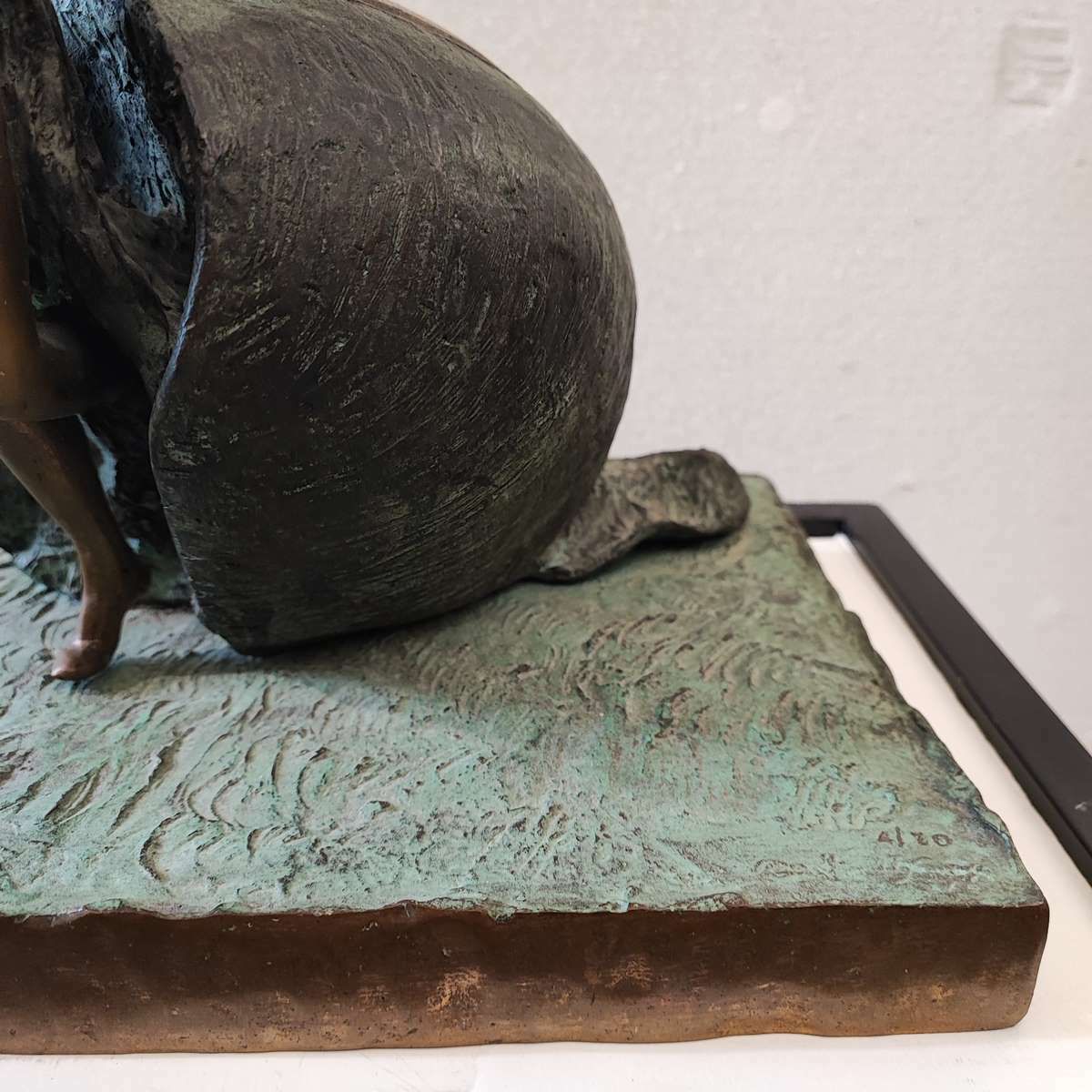 Patinated Bronze Sculpture Max Hamlet, Superstar Snail, Year 1991 photo 3040.0