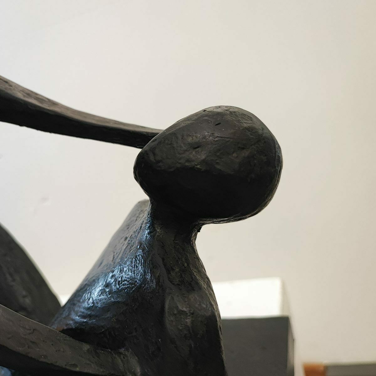Lost Wax Bronze Sculpture With Ceramic Method Of The Venturi Art Of Virgilio Guidi, Meeting photo 3986.0