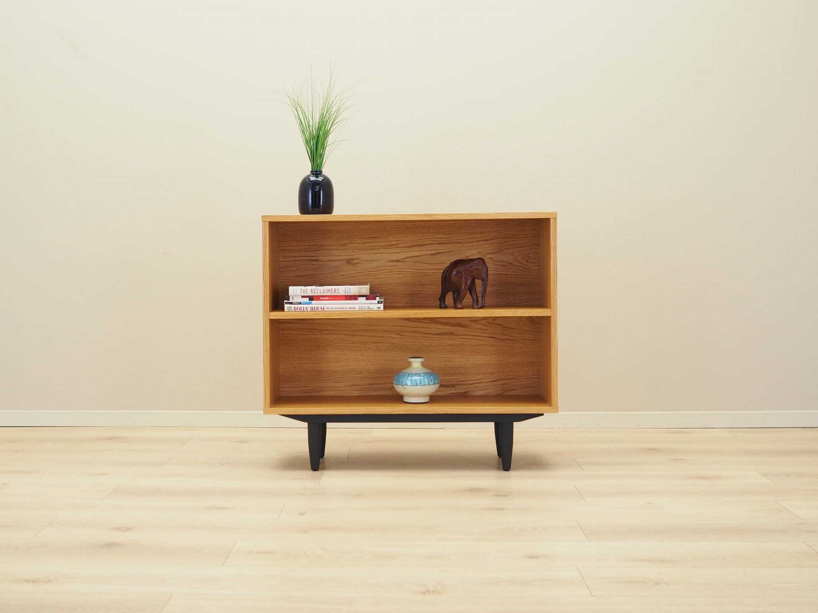 Eiken Boekenkast, Deens Design, Jaren 1990, Productie: Denemarken photo furniture