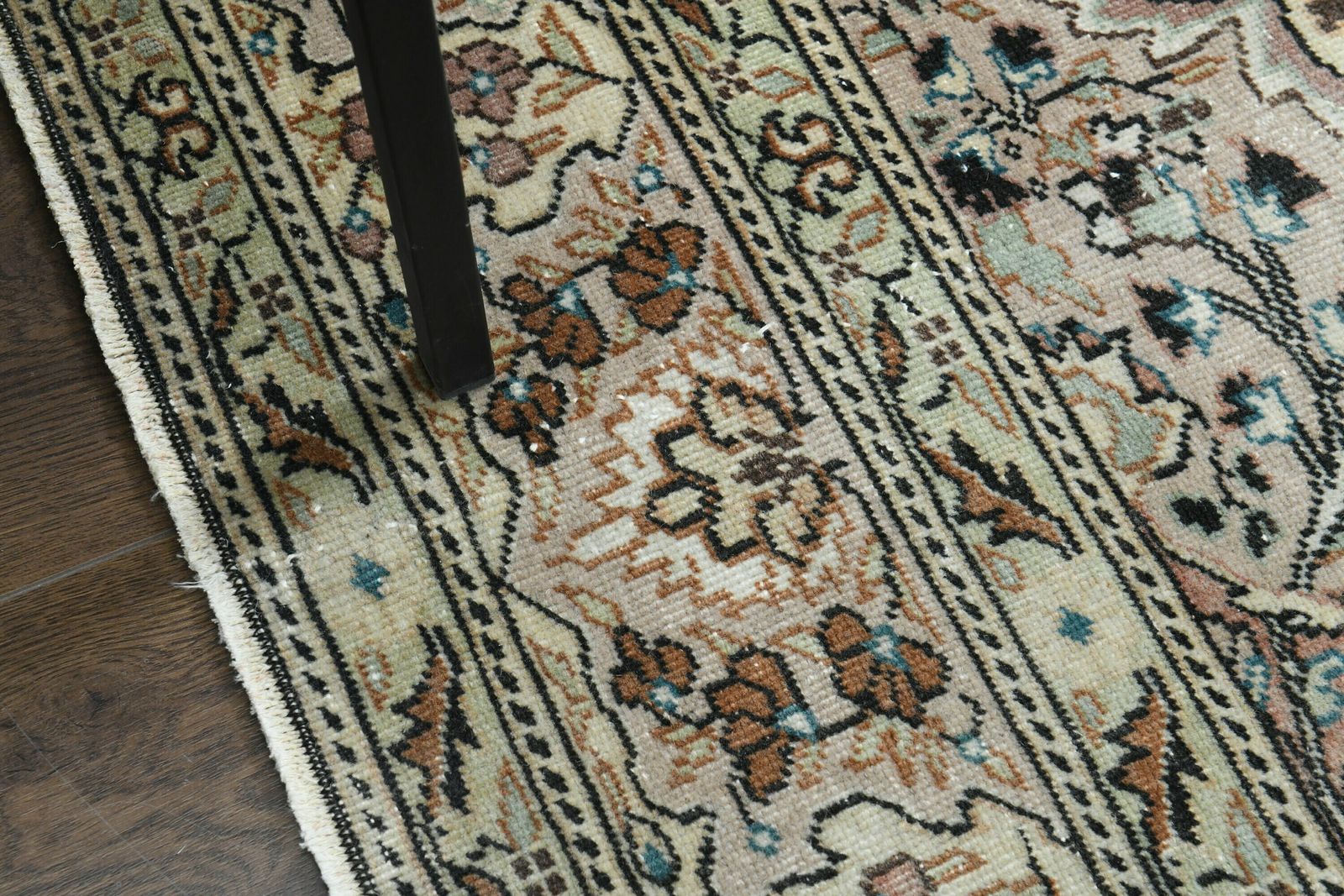 8'x12' Vintage Turkish Rug, Oushak Rug, Handmade Wool Rug, Gift Rug, Art Deco, Area Rug, High Quality, One Of A Kind, Floral Oriental Carpet photo buy