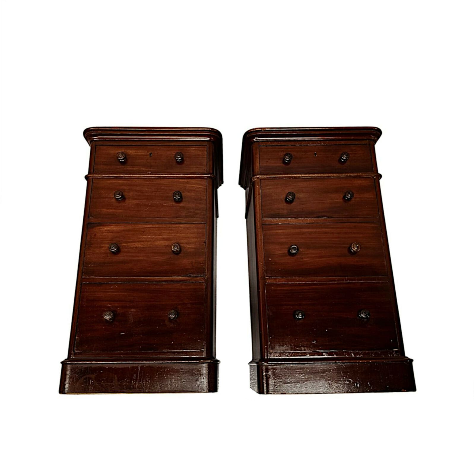 A Fabulous Pair Of 19th Century Bedside Chests photo for sale