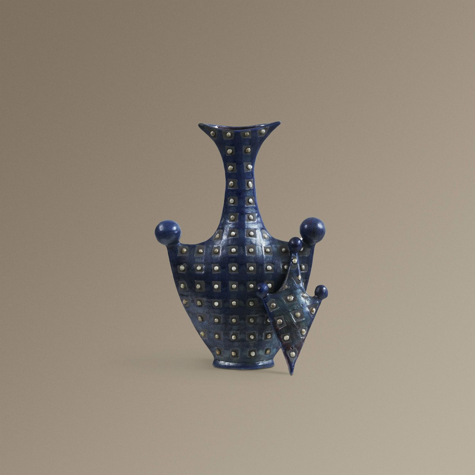 Rare Studded Bottle Sculpture