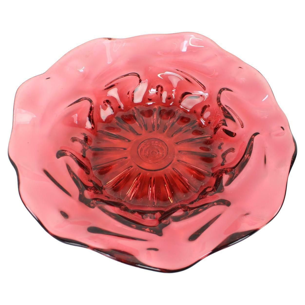 1960s Czech Art Glass Bowl By Josef Hospodka For Chribska Glassworks
