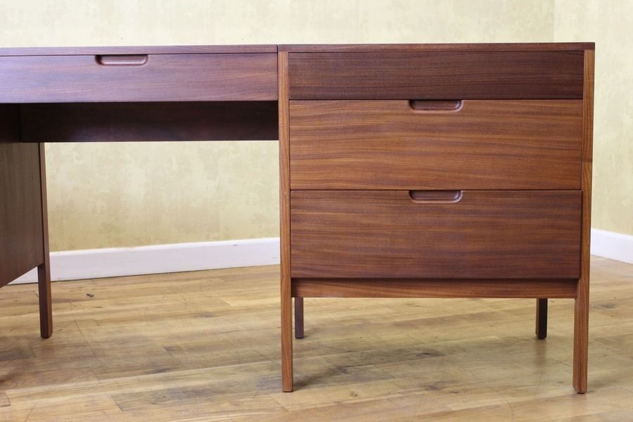 Mid Century Furniture Early 1960s Large Modular Dressing Vanity photo vintage