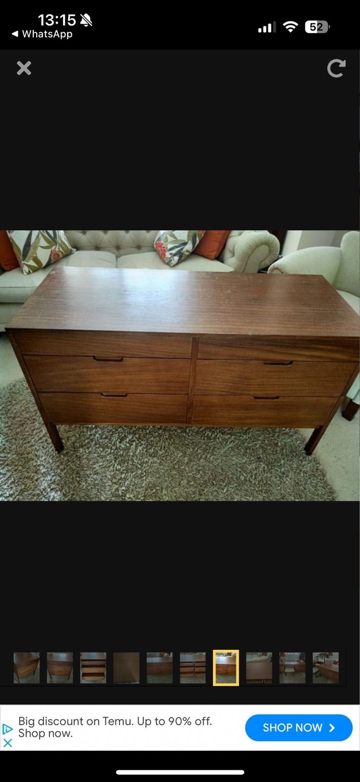 photo buy Mid Century Furniture Early 1960s Large Modular Dressing Vanity