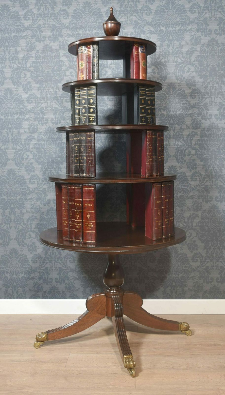 Regency Style Mahogany Revolving Bookcase photo furniture