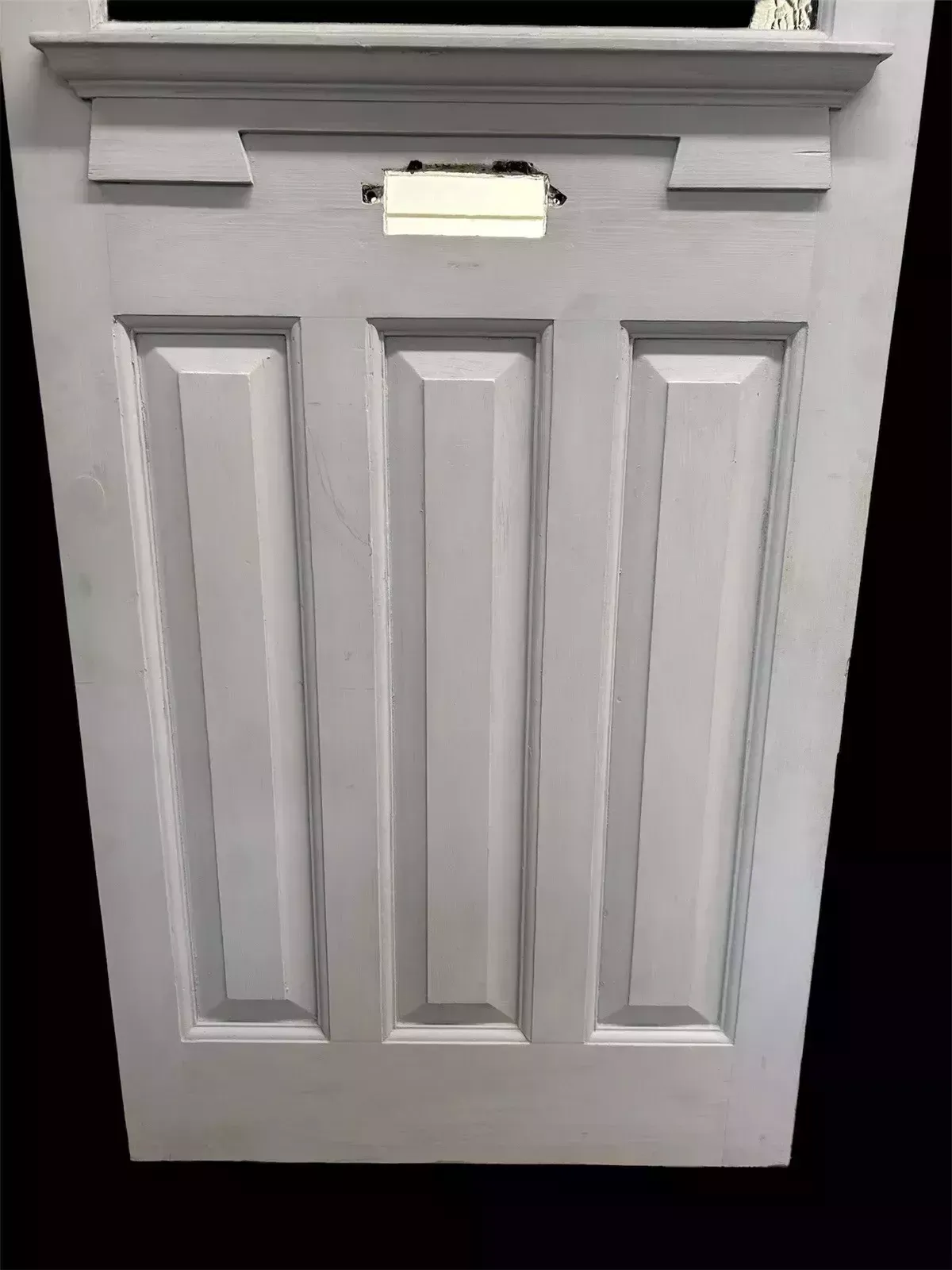 Art Deco Stained Glass Front Door Period Old Reclaimed Antique 20 30 Wood Leaded photo vinterior
