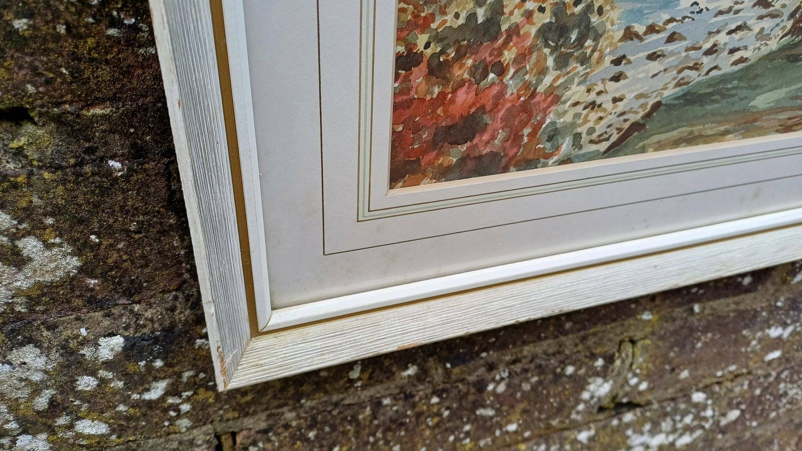 Huge Original 1981 Watercolour Landscape Of Wastdale Head Lake District. David C Bentley. photo for sale
