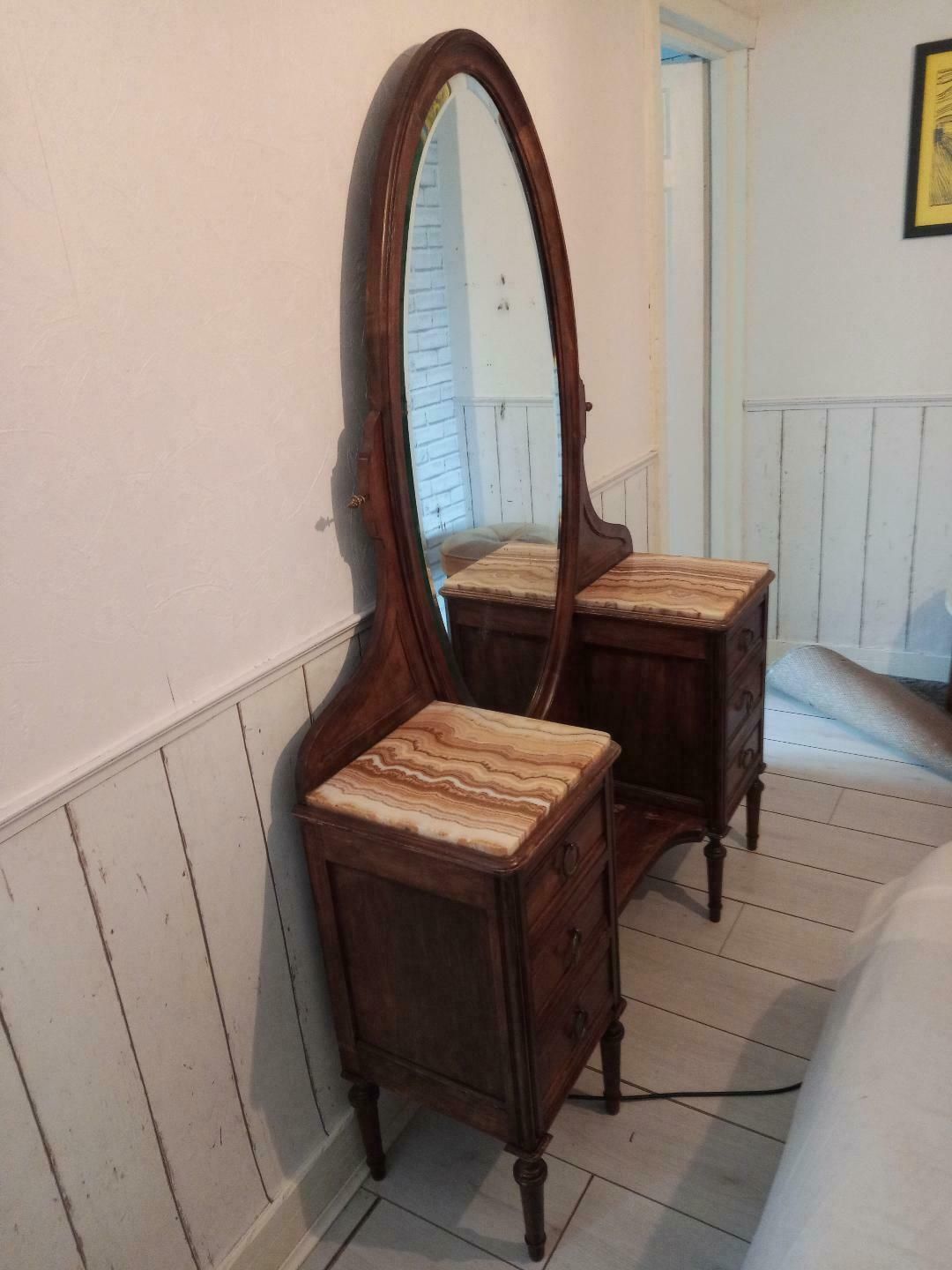Victorian French Walnut Dressing Table photo furniture