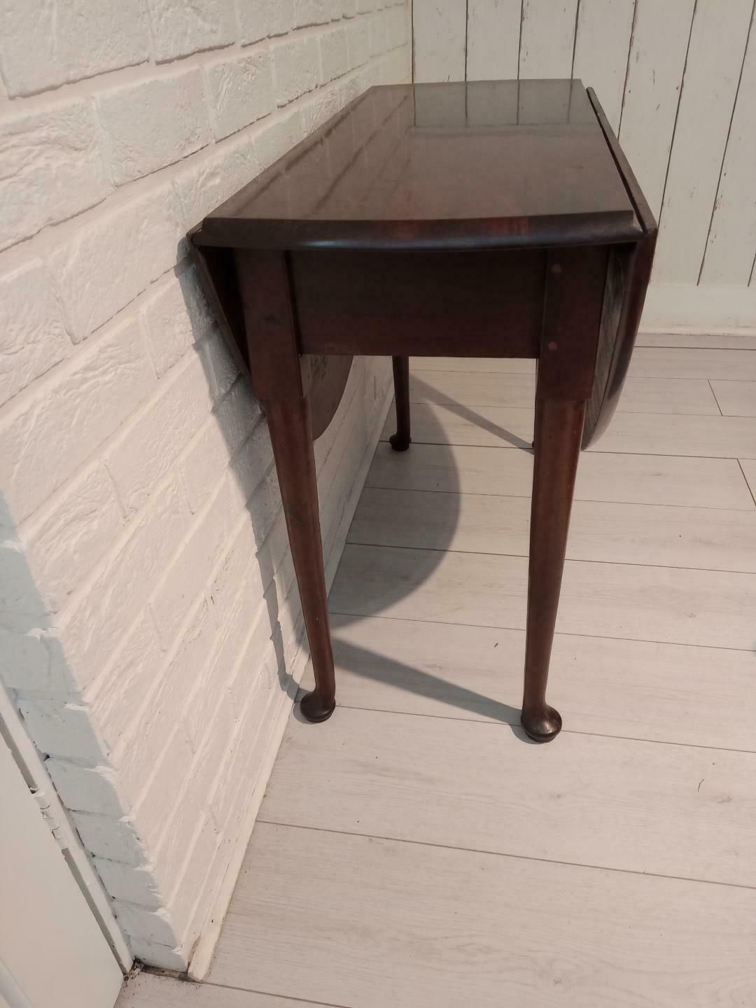 Georgian Oval Mahogany Dropleaf Dining Table & Chairs photo Furniture