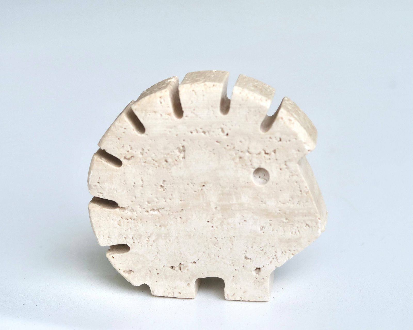Italian Travertine Hedgehog By Fratelli Mannelli, 1970s / Animal, Sculpture, Zoomorphic, Design photo for sale