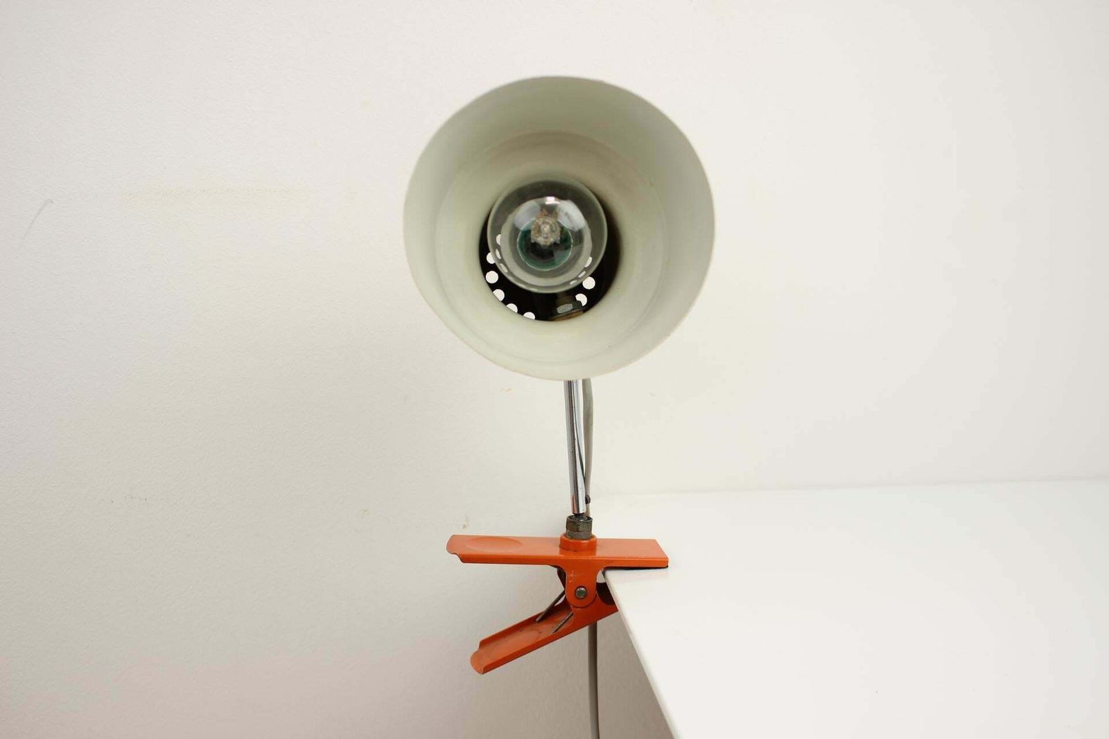 Table Lamp With A Clip Designed By Hurka For Napako, 1960's, Czechoslovakia photo buy