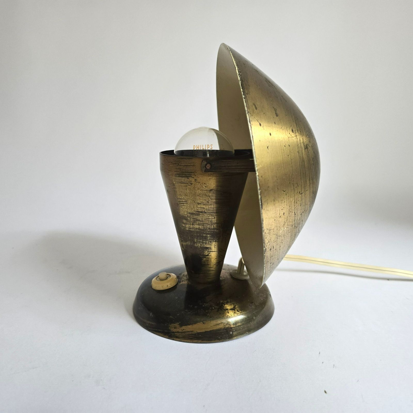 Vintage Mushroom Art Deco Table Lamp By Josef Hurka For Napako Czechoslovakian Table Bauhaus Lamp photo buy